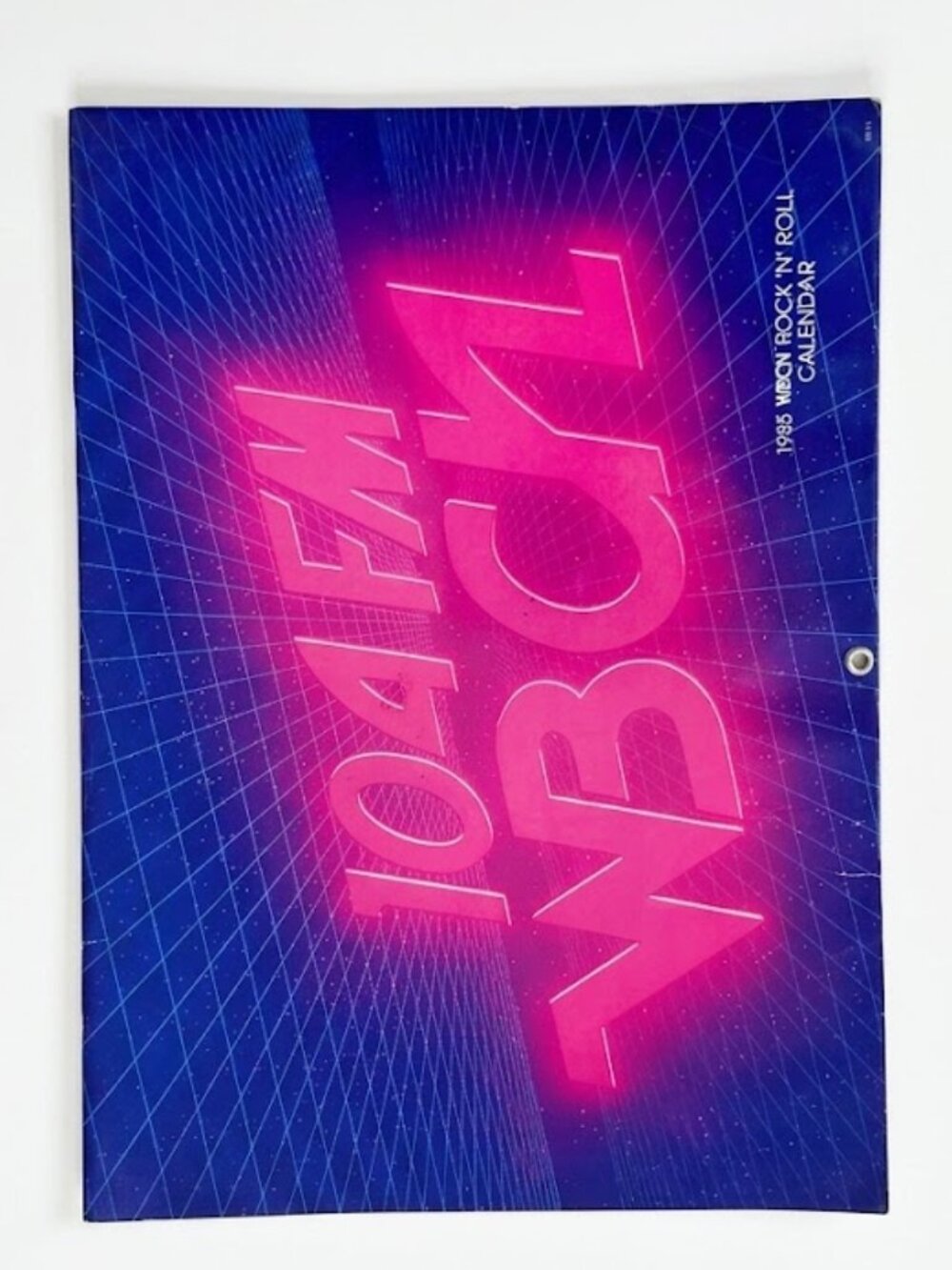Vintage 1985 WBCN 104 FM Rock N Roll Calendar Boston Radio Memorabilia